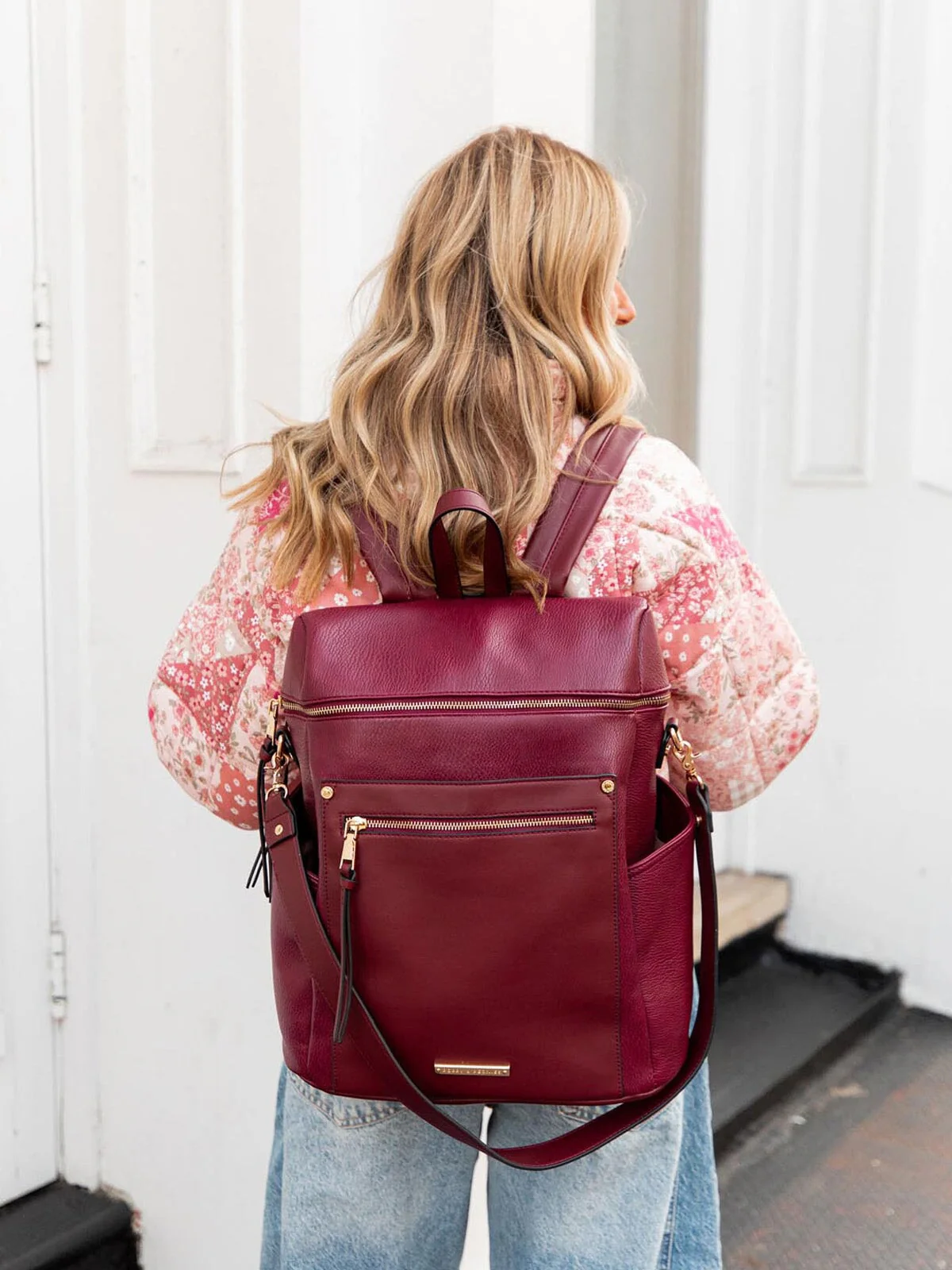 Commuter Backpack Berry - Image 5