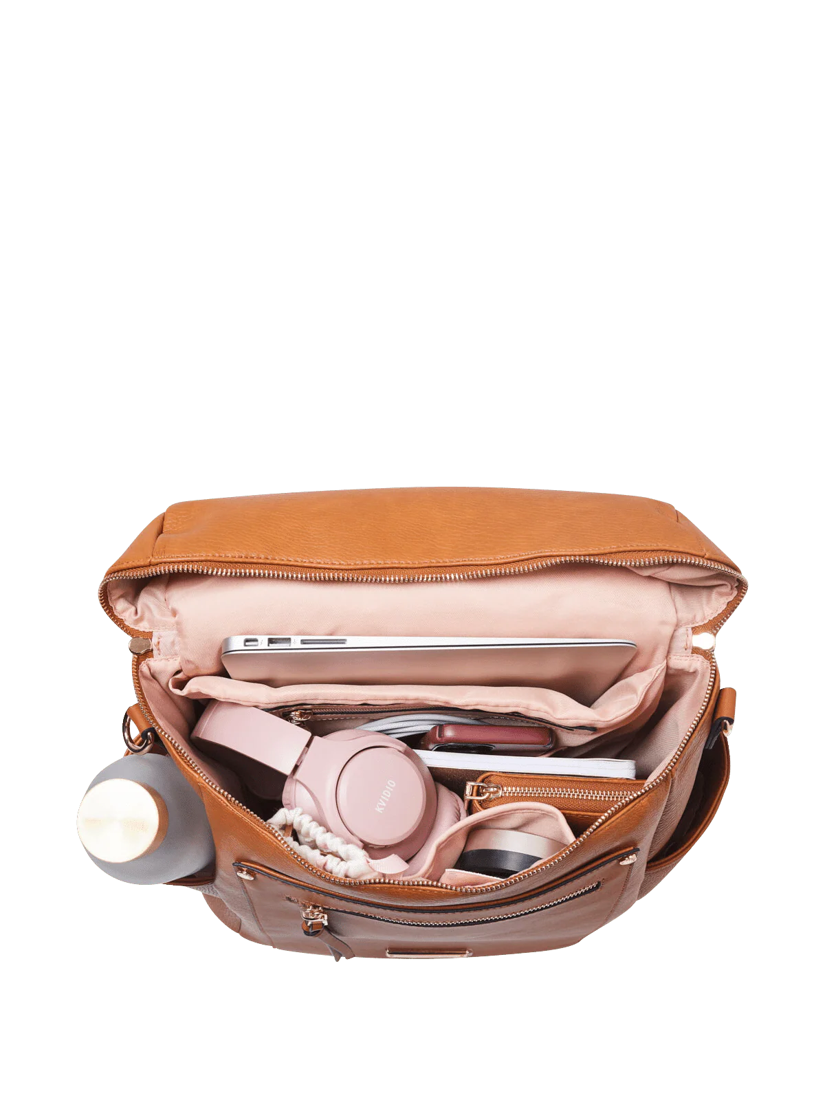 Commuter Backpack Cognac - Image 11
