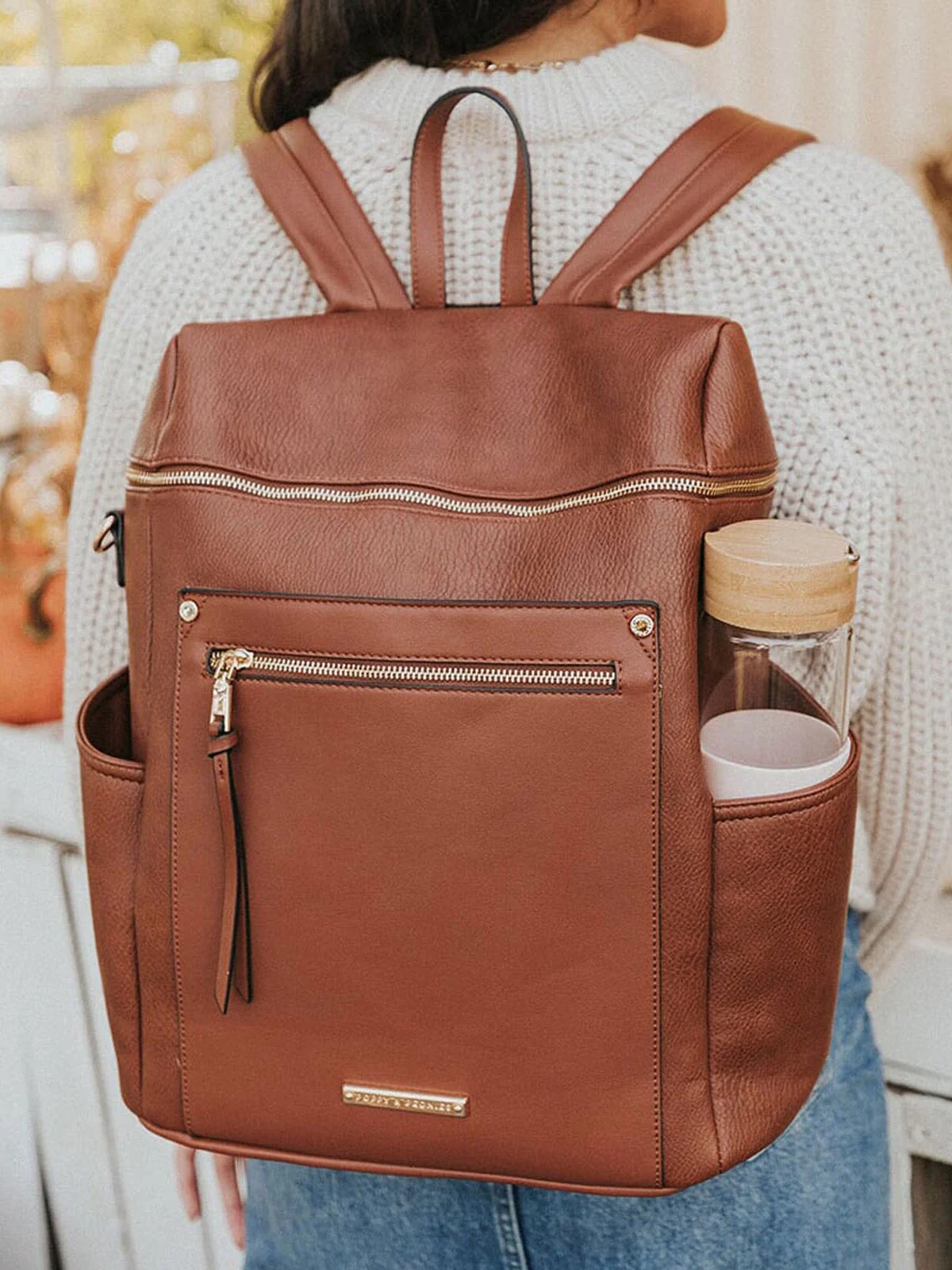 Commuter Backpack chestnut - Image 10