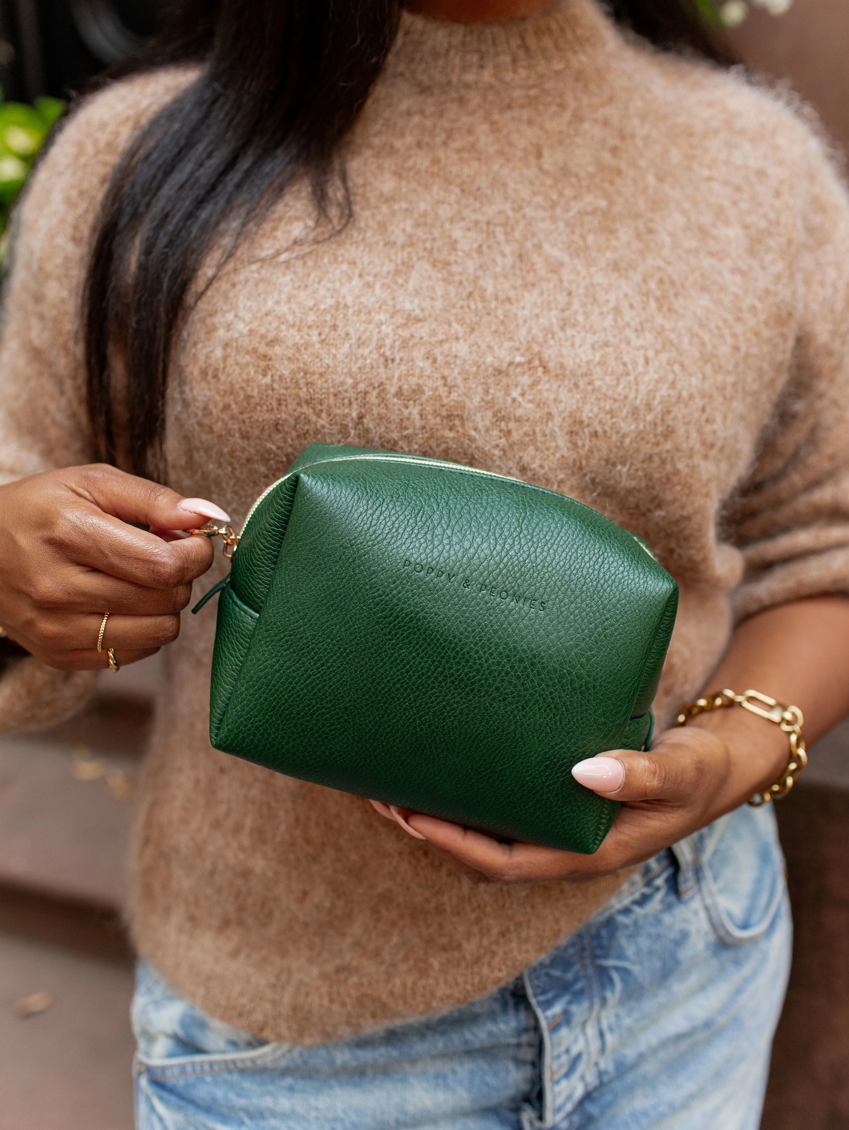 Heritage Green Cosmetic Case - Image 3