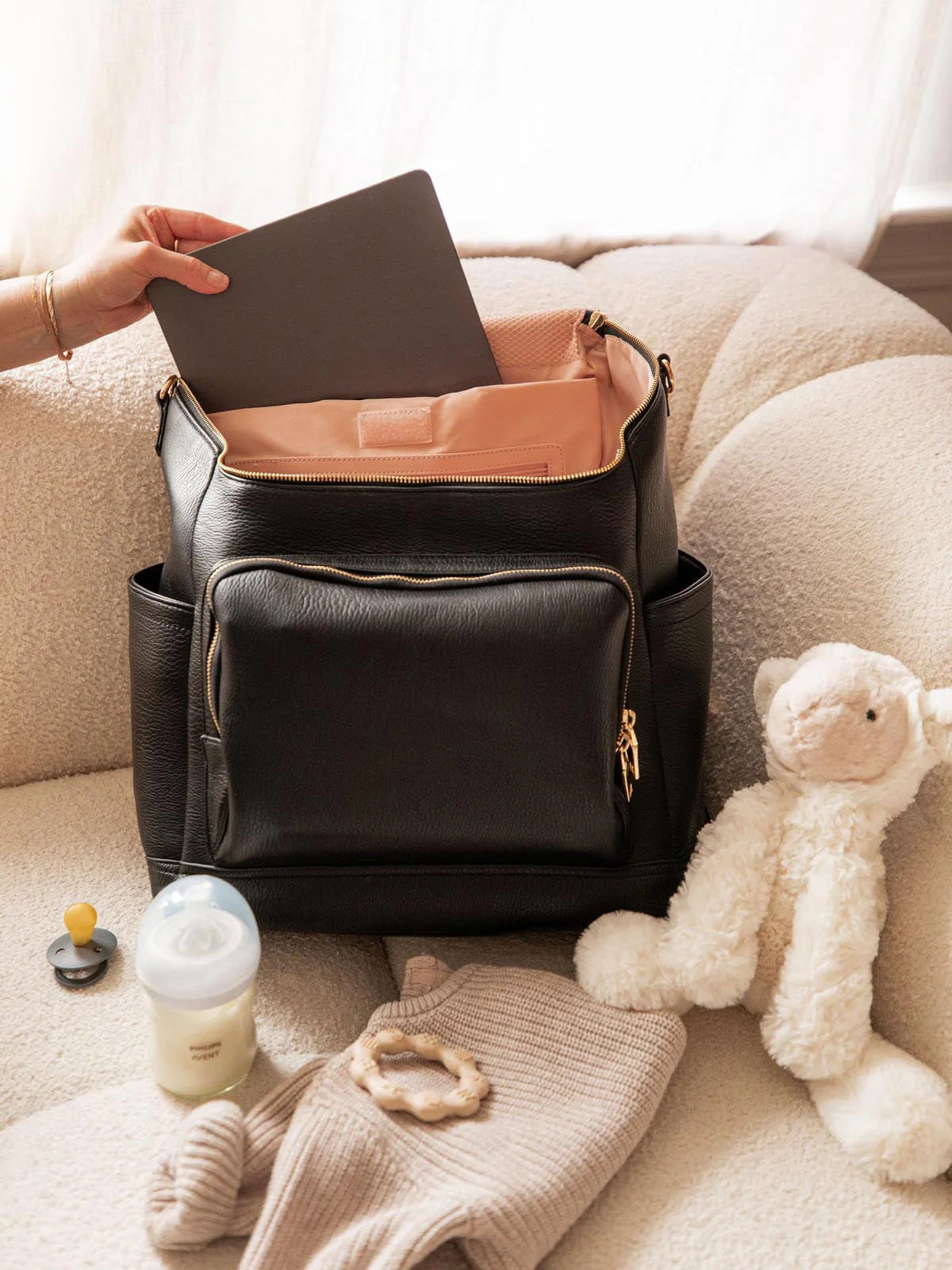 Lullaby Diaper Backpack Black - Image 7
