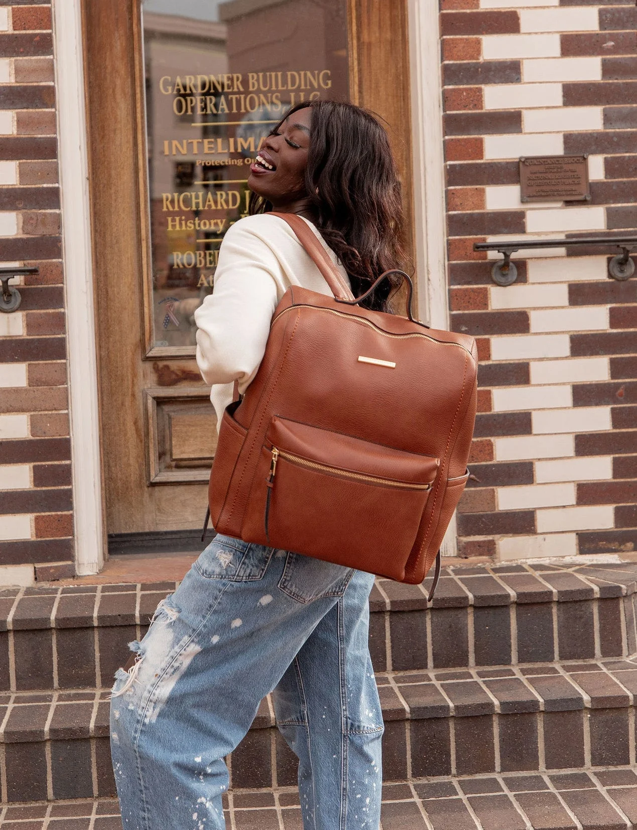 Nomad Backpack Chestnut - Image 12