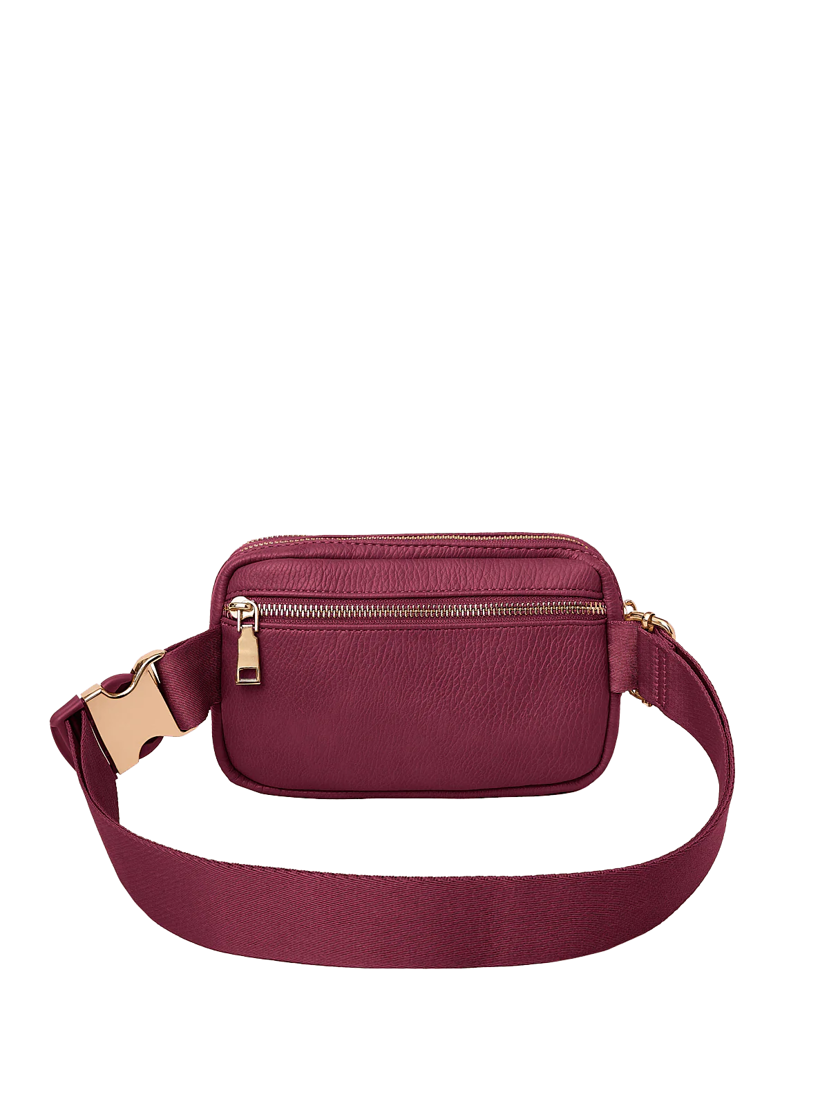 On The Run Belt Bag Vegan Leather Berry - Image 7