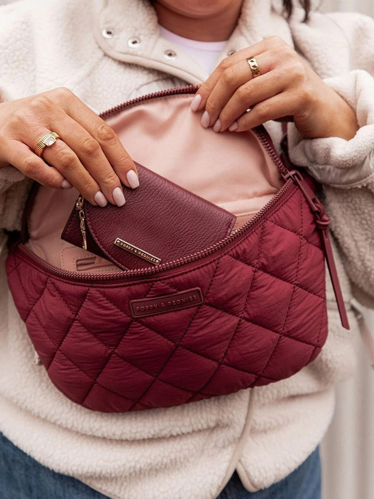 Quilted Large Sidekick Berry - Image 6