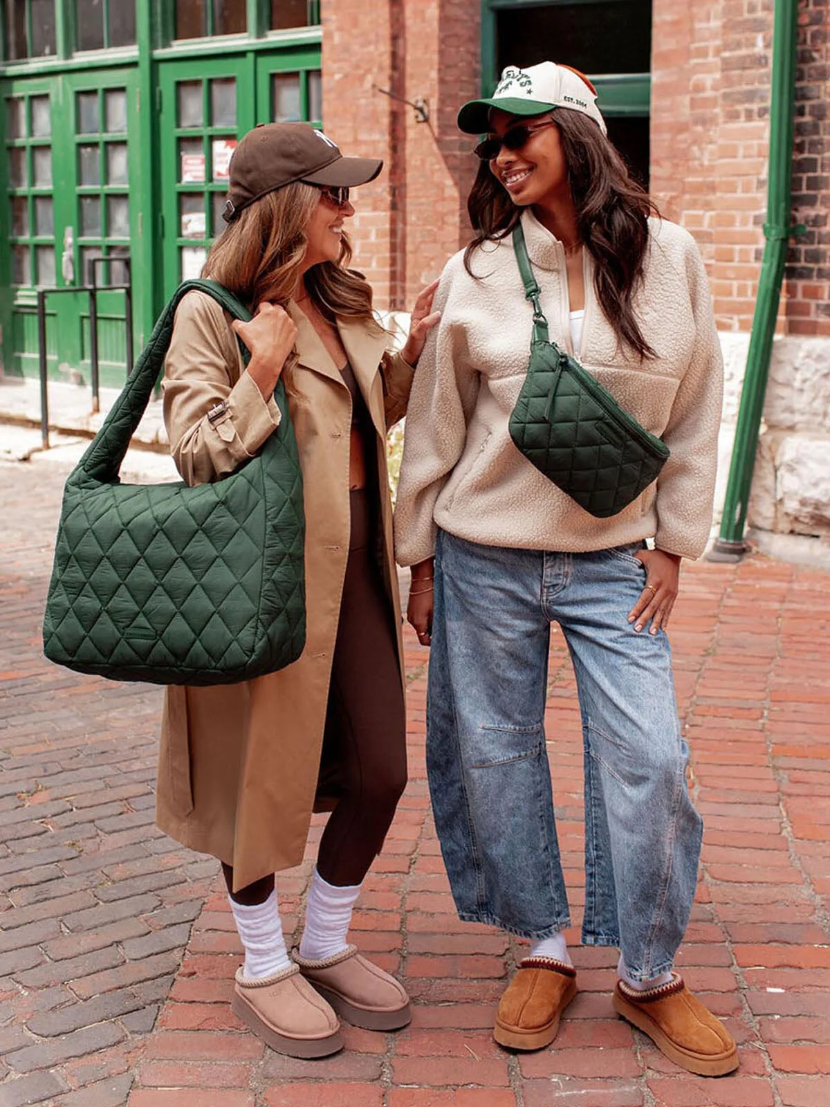 Quilted Large Sidekick Heritage Green - Image 7