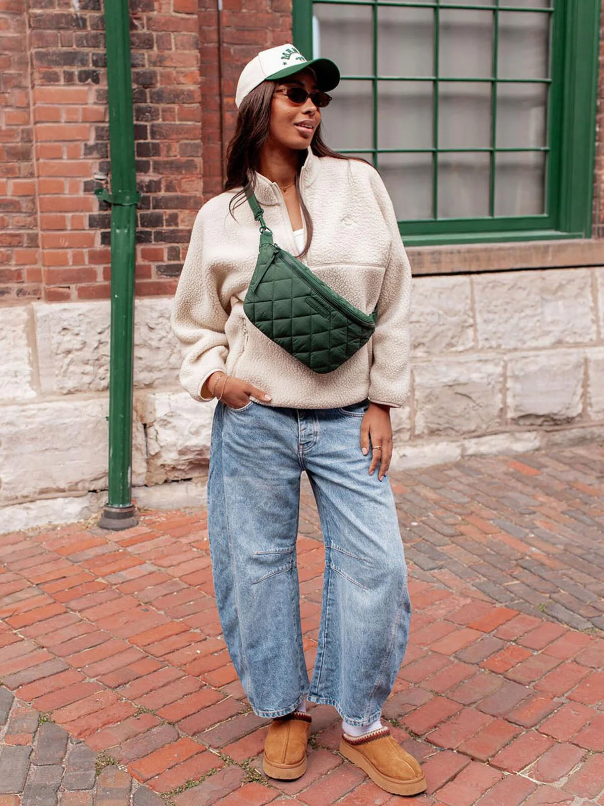 Quilted Large Sidekick Heritage Green - Image 8