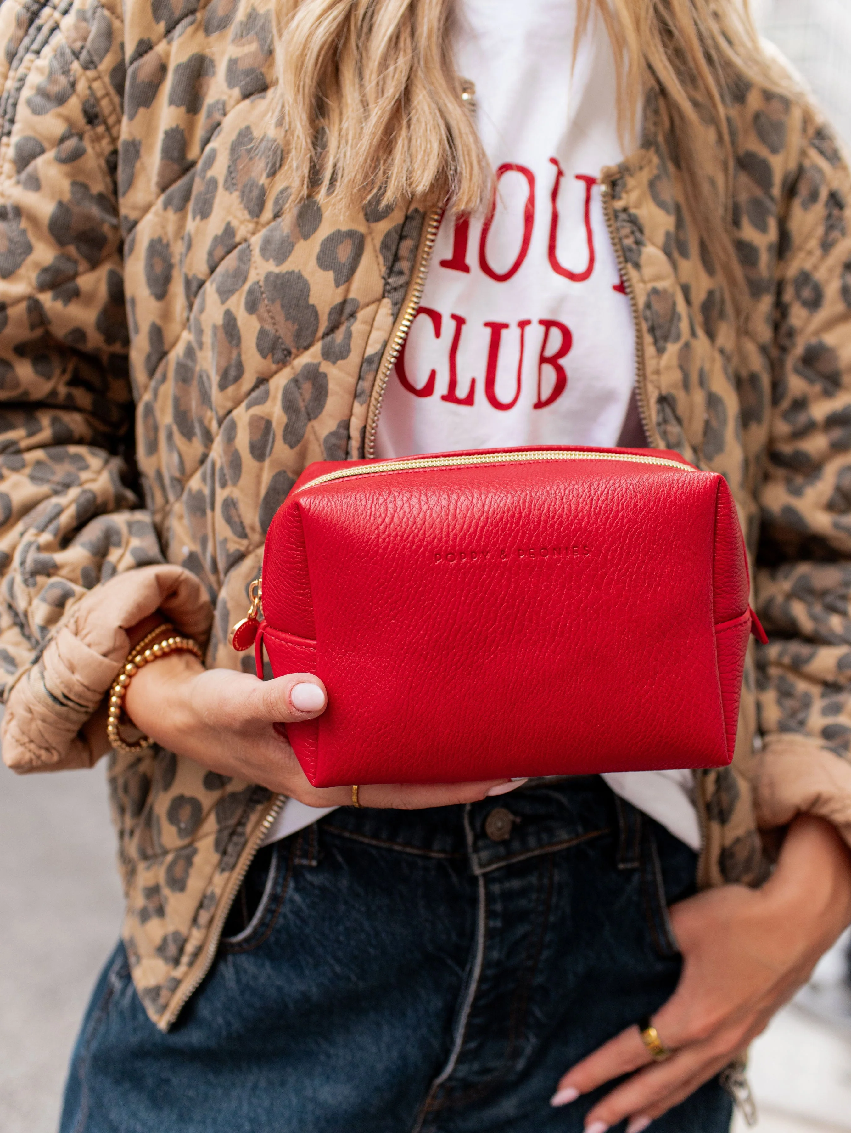 Red Cosmetic Case - Image 3