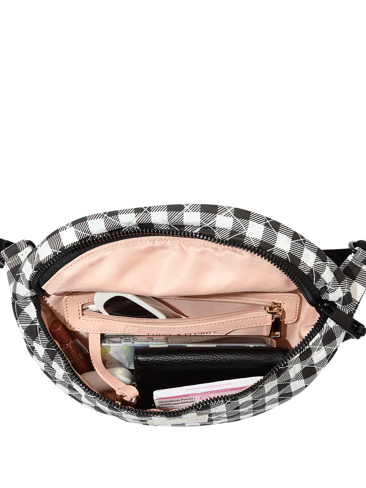 Sidekick Quilted Black Gingham - Image 6