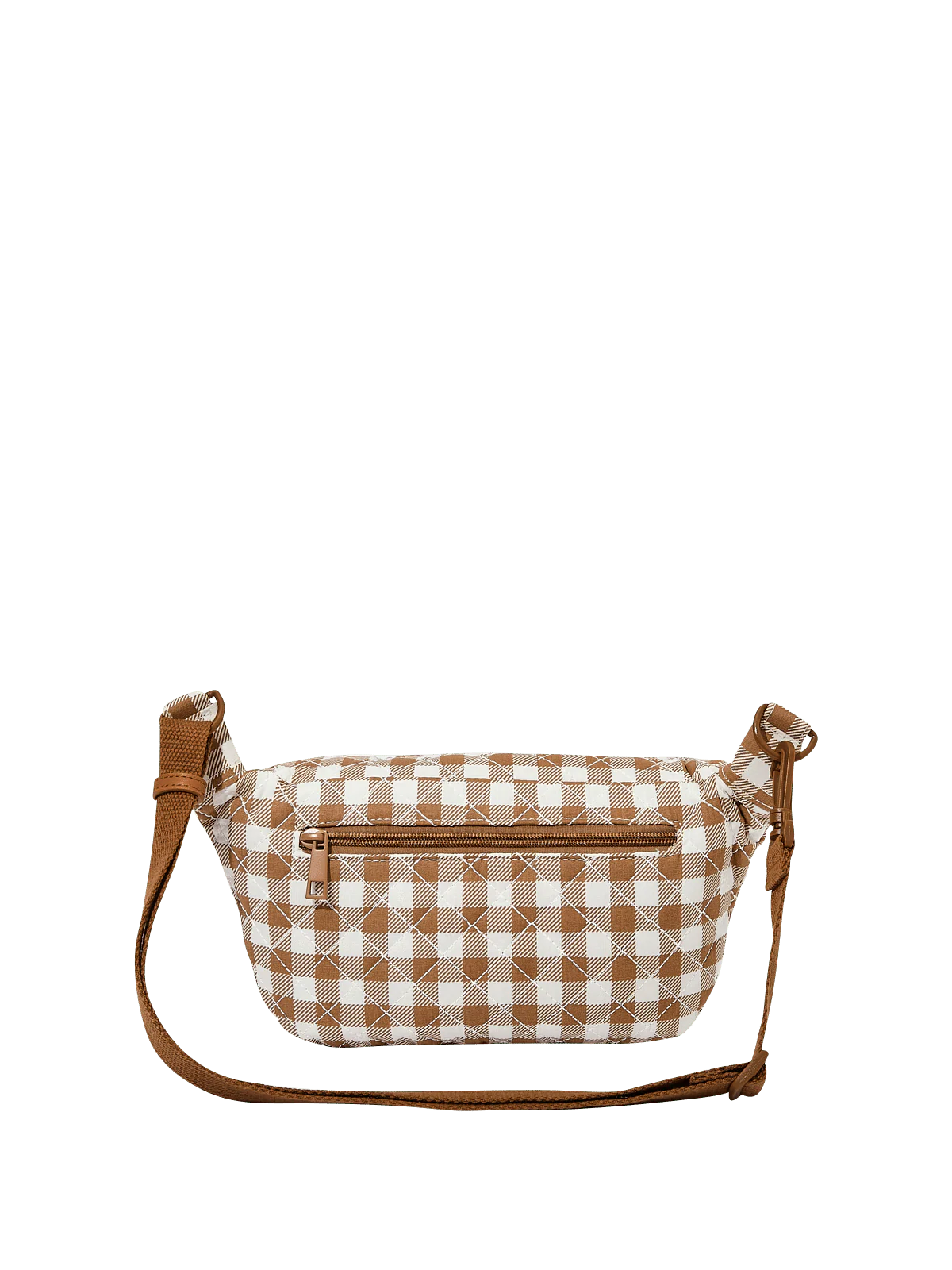 Sidekick Quilted Brown Gingham - Image 5