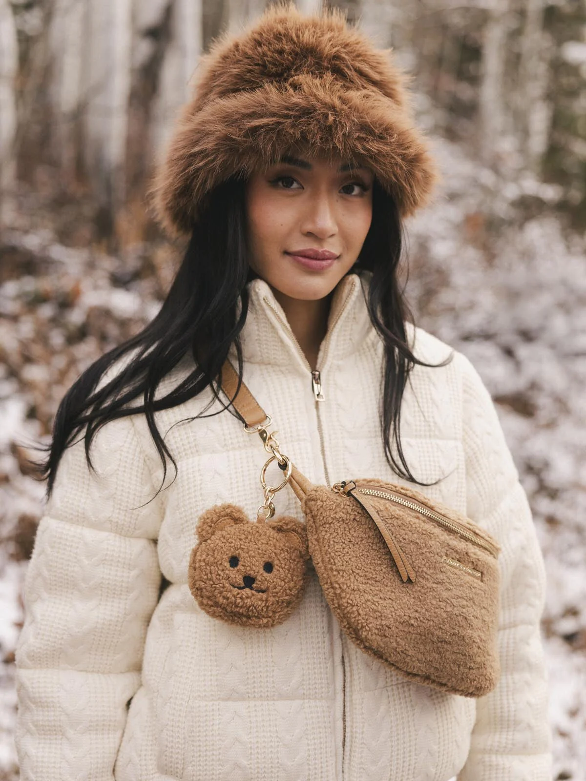 The Sidekick Teddy Faux Fur Camel - Image 7