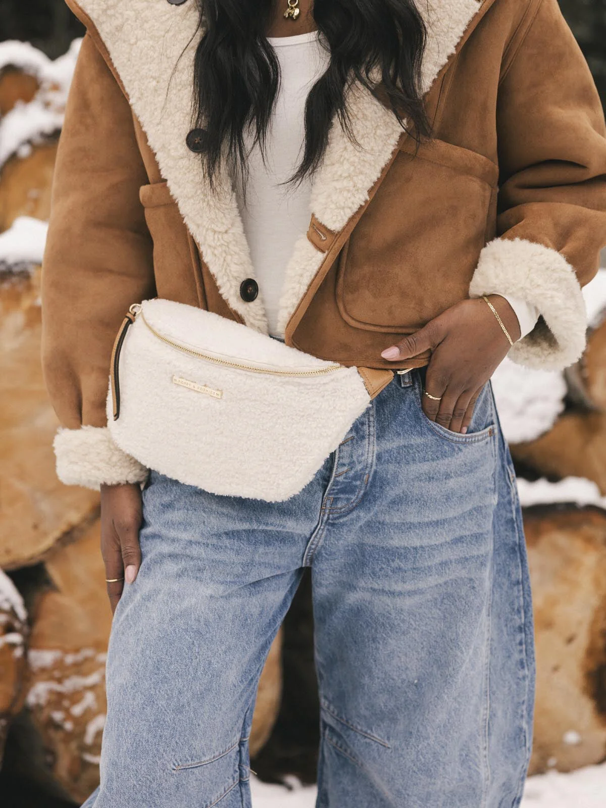 The Sidekick Teddy Faux Fur Cream - Image 4