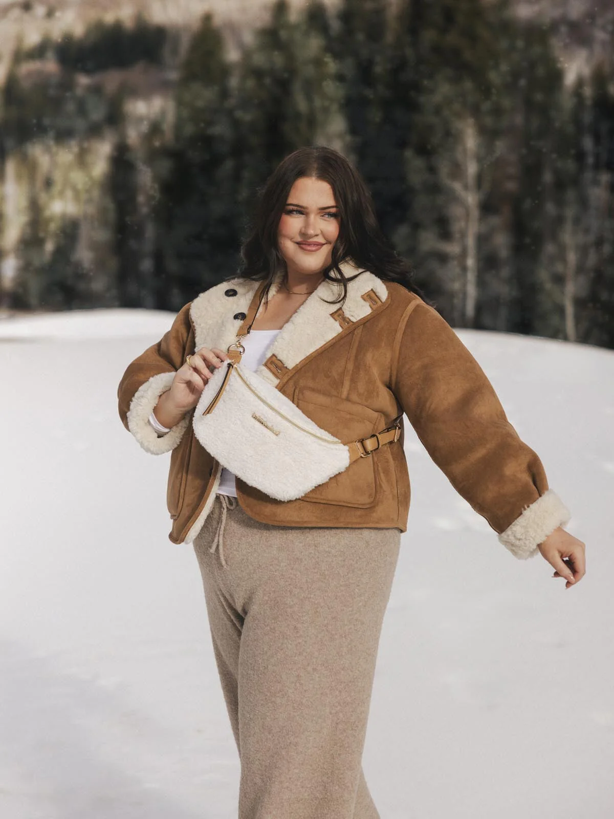 The Sidekick Teddy Faux Fur Cream - Image 6