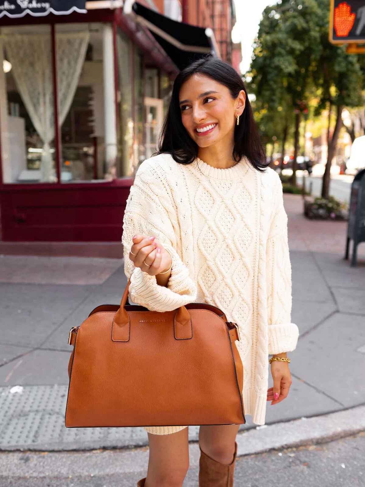 Uptown Tote Cognac - Image 10