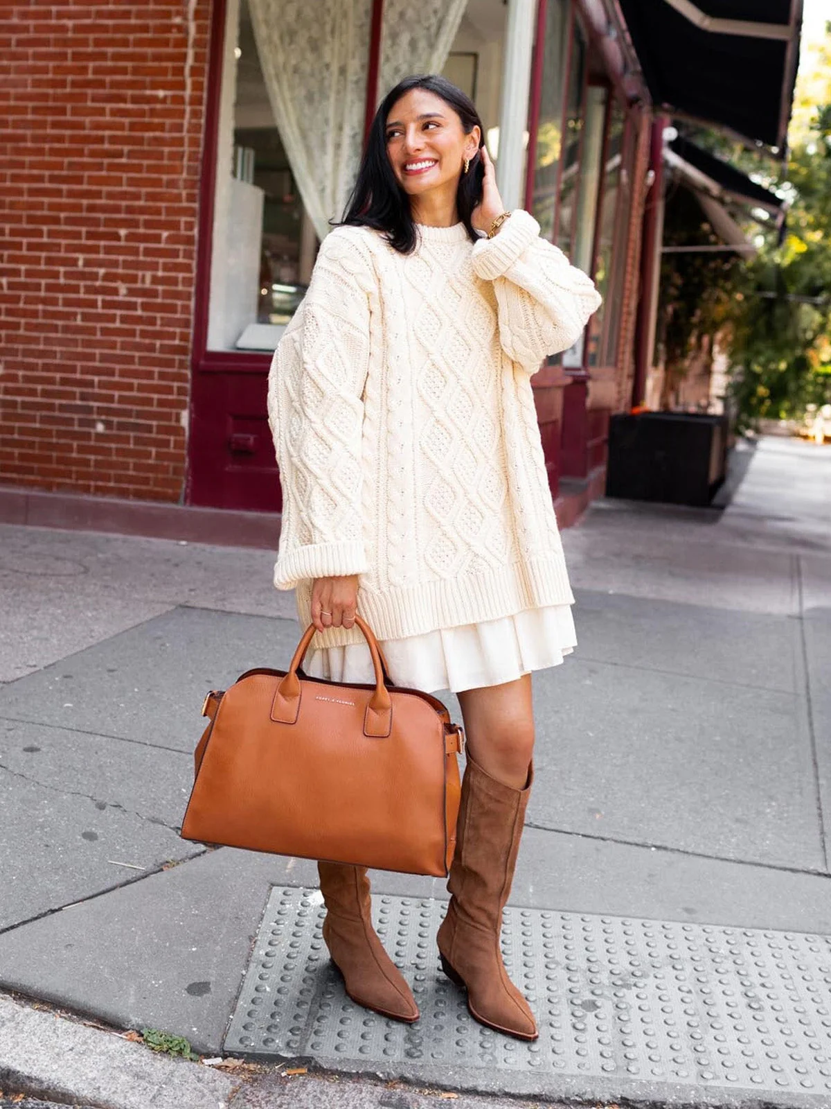 Uptown Tote Cognac - Image 15