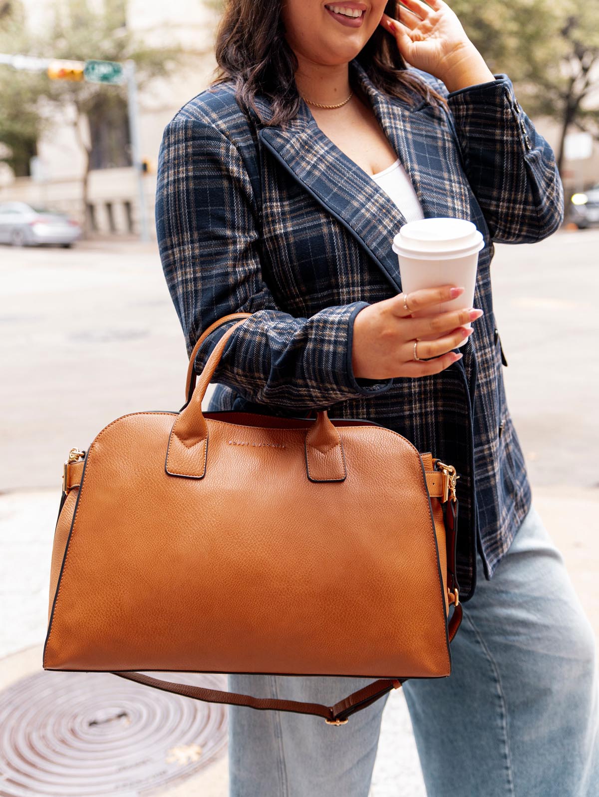 Uptown Tote Cognac - Image 3
